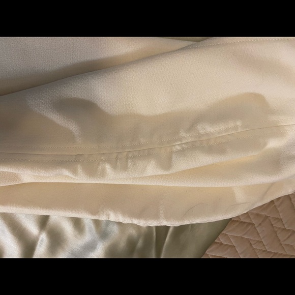 Etc. Textured cream pencil skirt - Picture 3 of 5